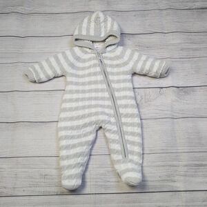 0/3m Angel Dear Striped Knit Bunting